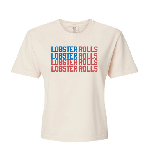 American Lobster Rolls - Boxy Cropped T-Shirt