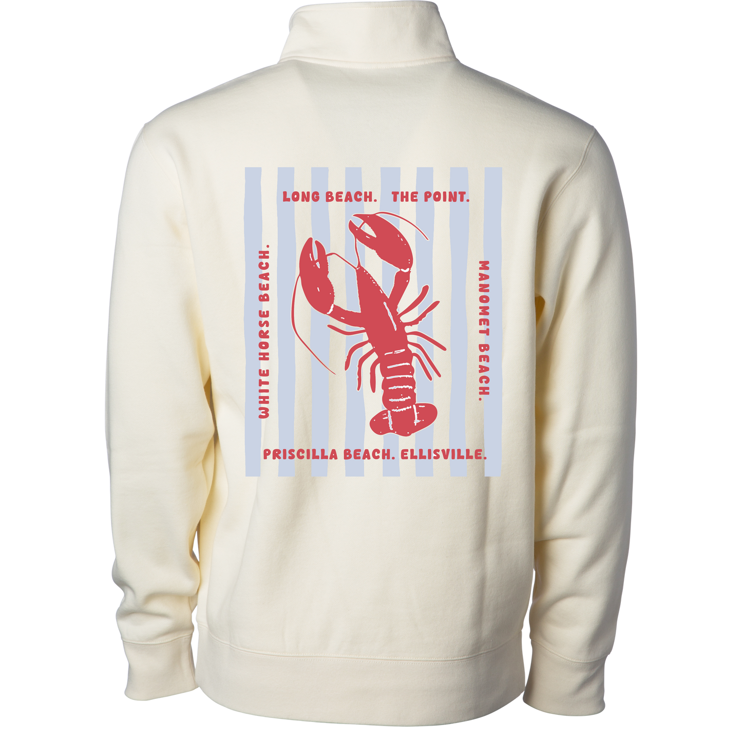 Plymouth's Local Lobster - Quarter Zip Unisex
