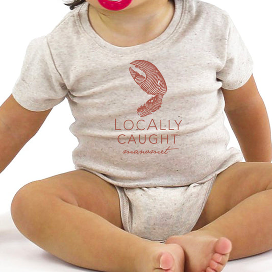 Locally Caught Manomet Onesie - Oatmeal