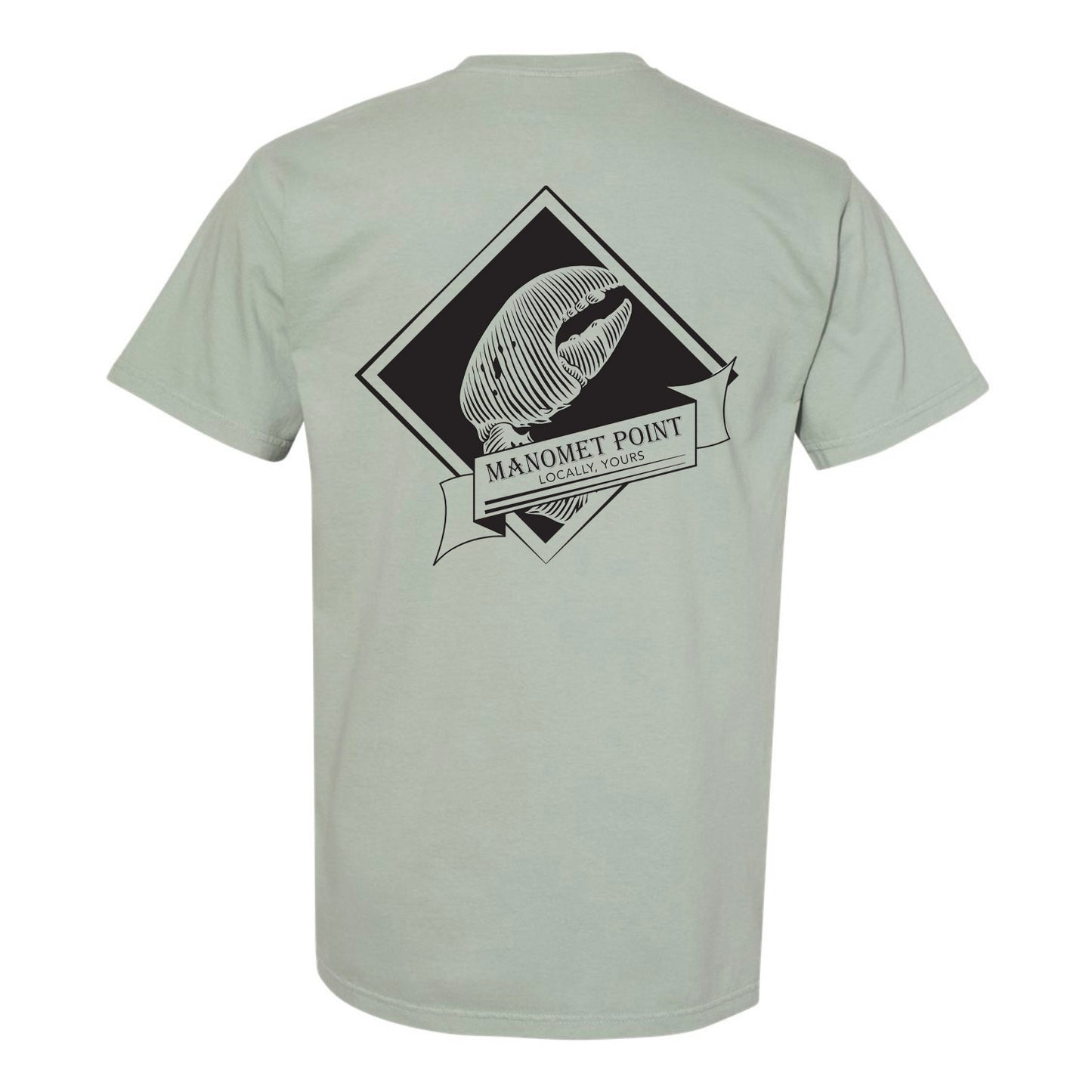 Sage Lobster Claw T-shirt - Manomet Point