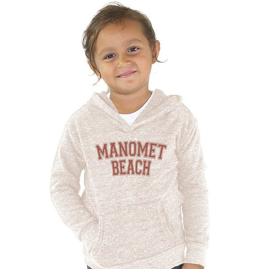 Unisex Toddler Hoodie - Manomet Beach (Oatmeal)