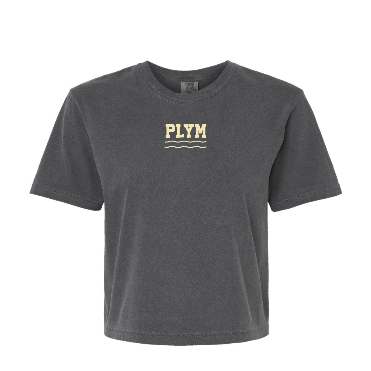 PLYM Icons of Summer - Boxy Cropped T-Shirt Pepper