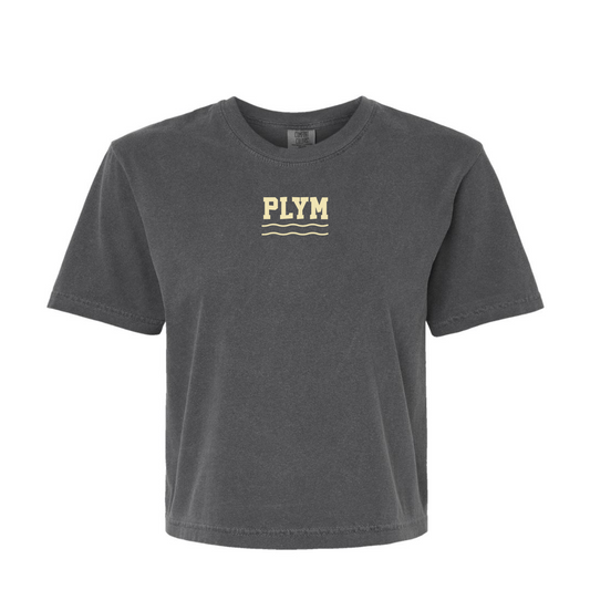 PLYM Icons of Summer - Boxy Cropped T-Shirt Pepper