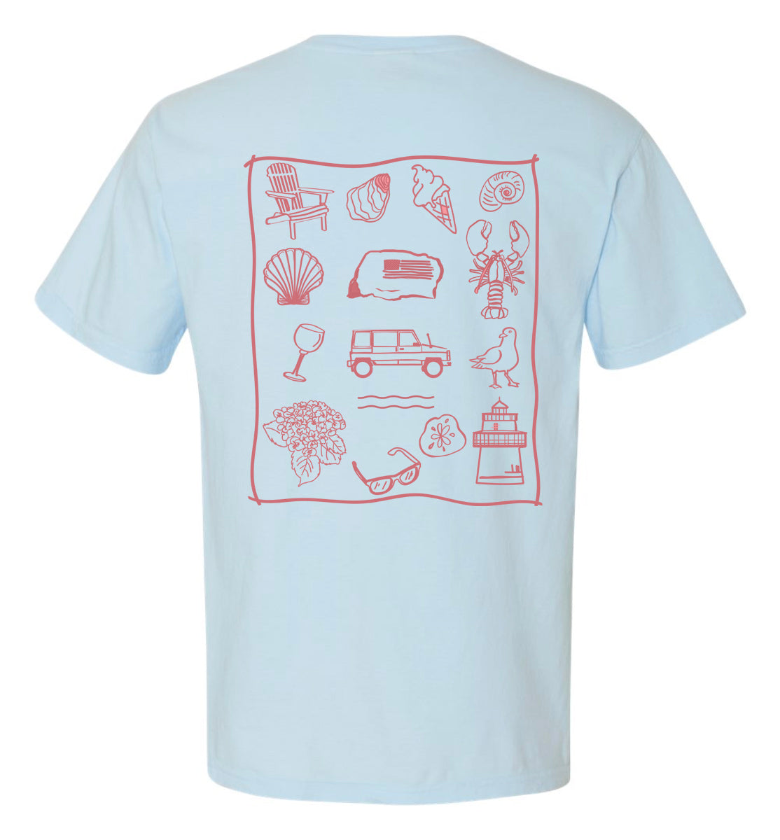 Icons of Summah T-Shirt - Chambray