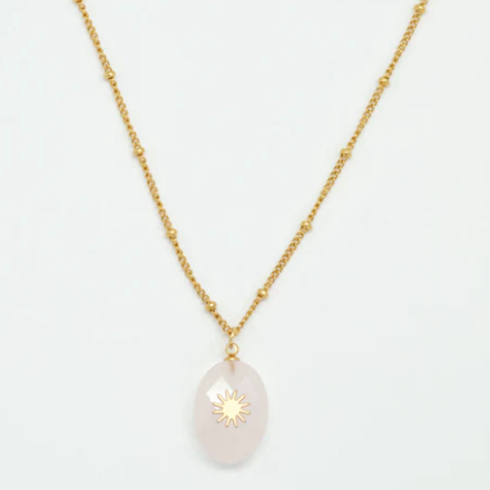 Love Stone Necklace - Gold