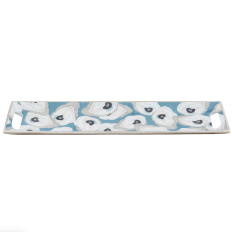 Metal & Enamel Oyster Tray