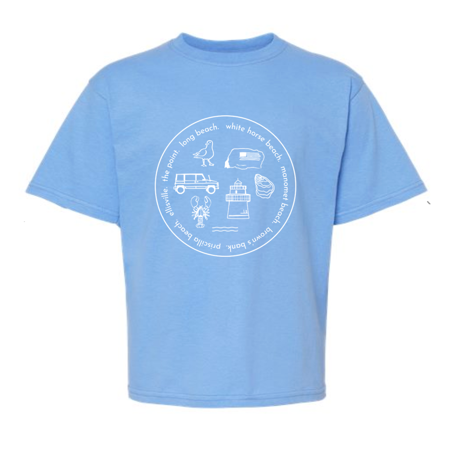 Iconic Local Youth T-Shirt - Carolina Blue