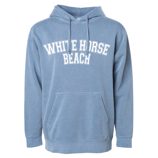 White Horse Beach Hoodie 24' - Denim