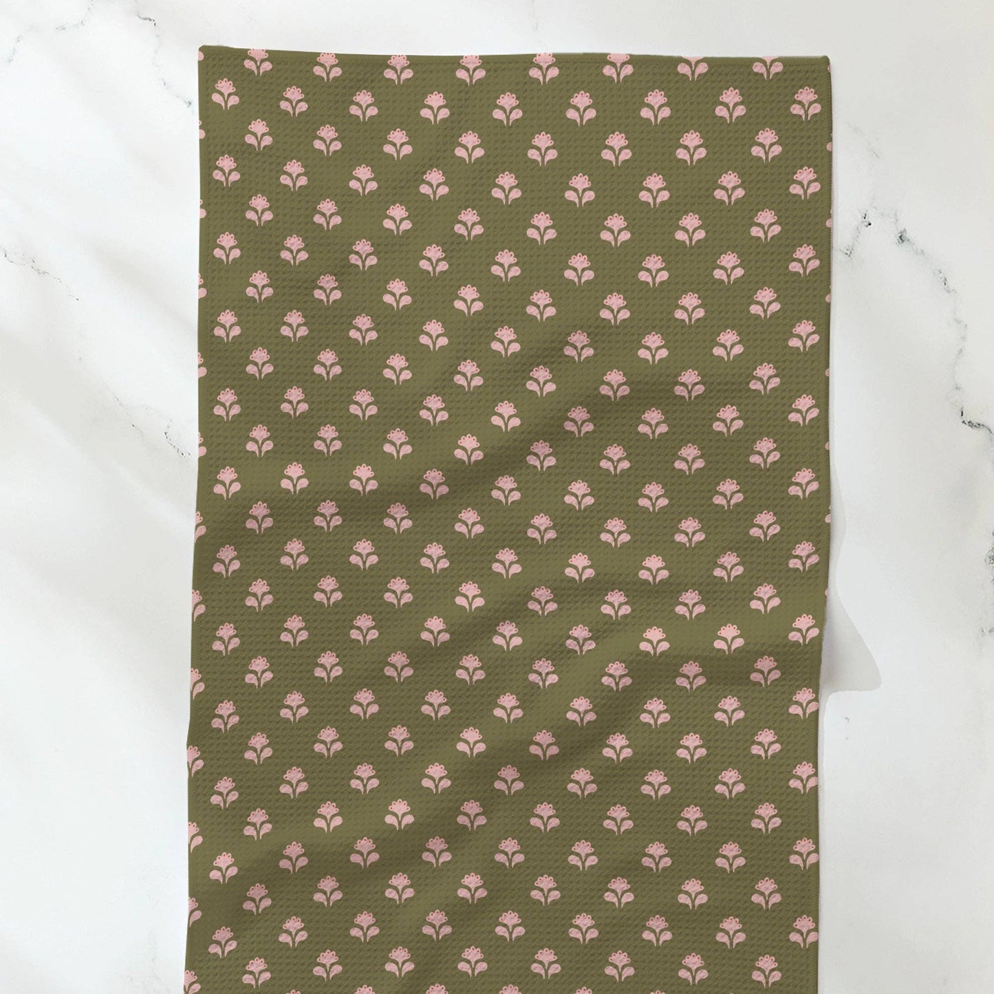 Lucky Flowers Tea Towel