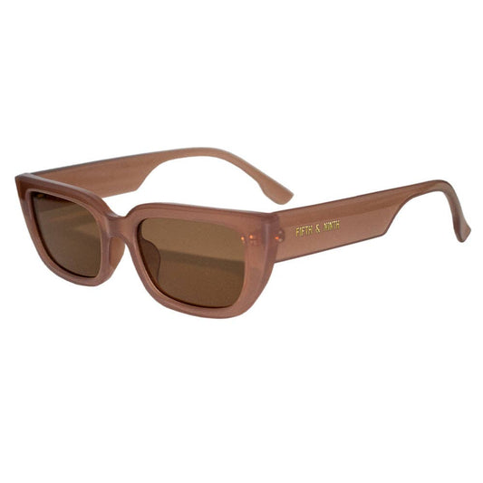 Drew Polarized Sunglasses: Taupe