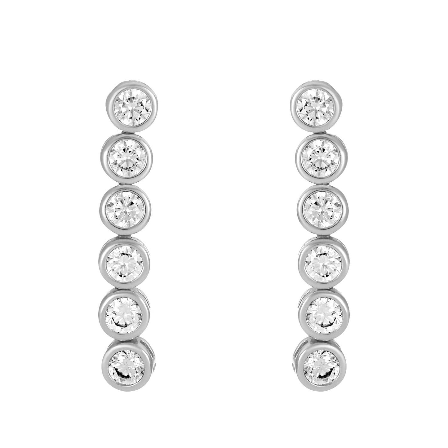 LENNON EARRINGS SILVER: SILVER