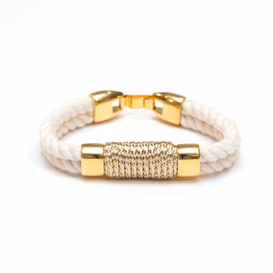 Tremont Bracelet - Ivory/Metallic Gold