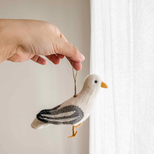 Seagull - Felt Ornament