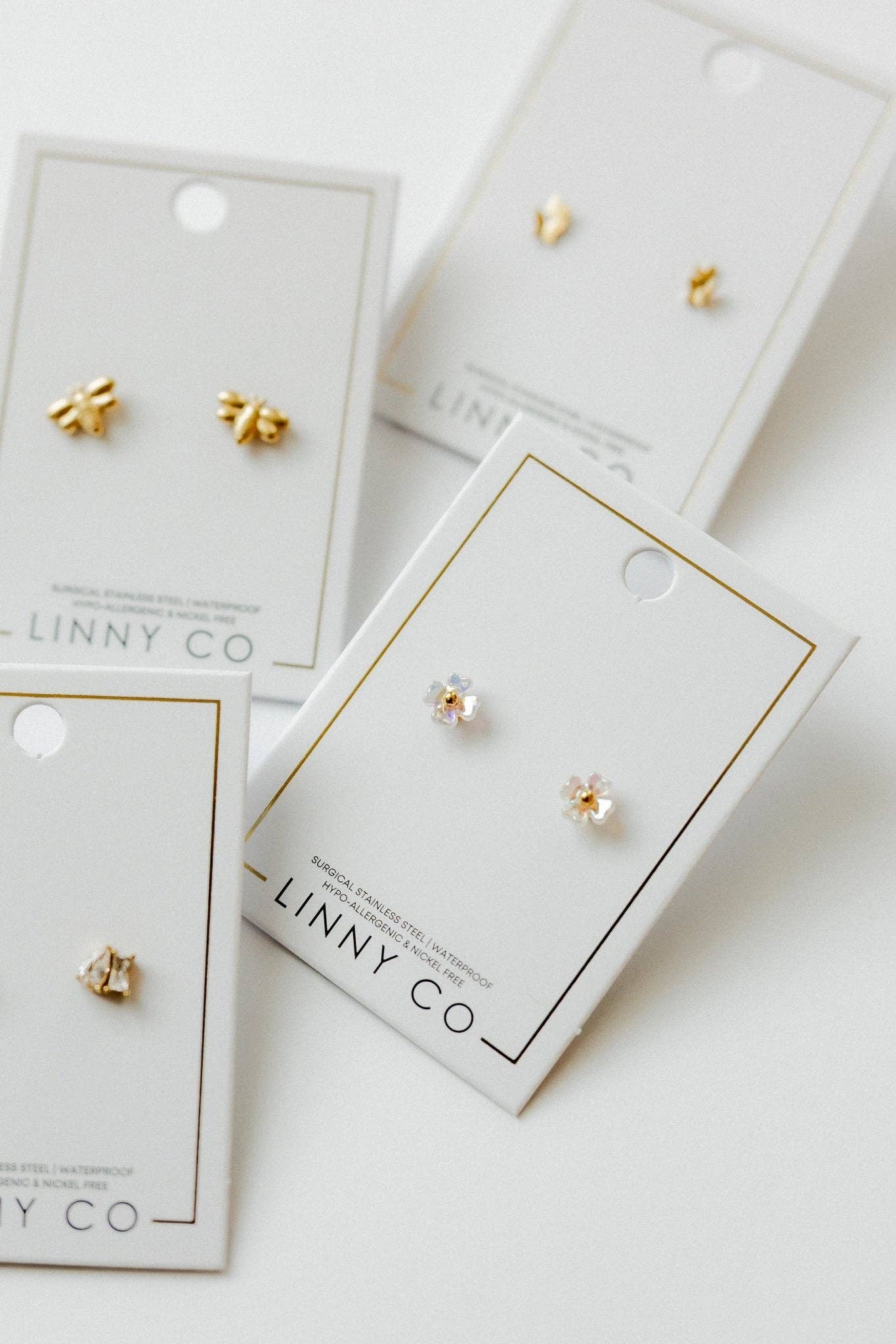 Screwback Stud Earrings - Sloane