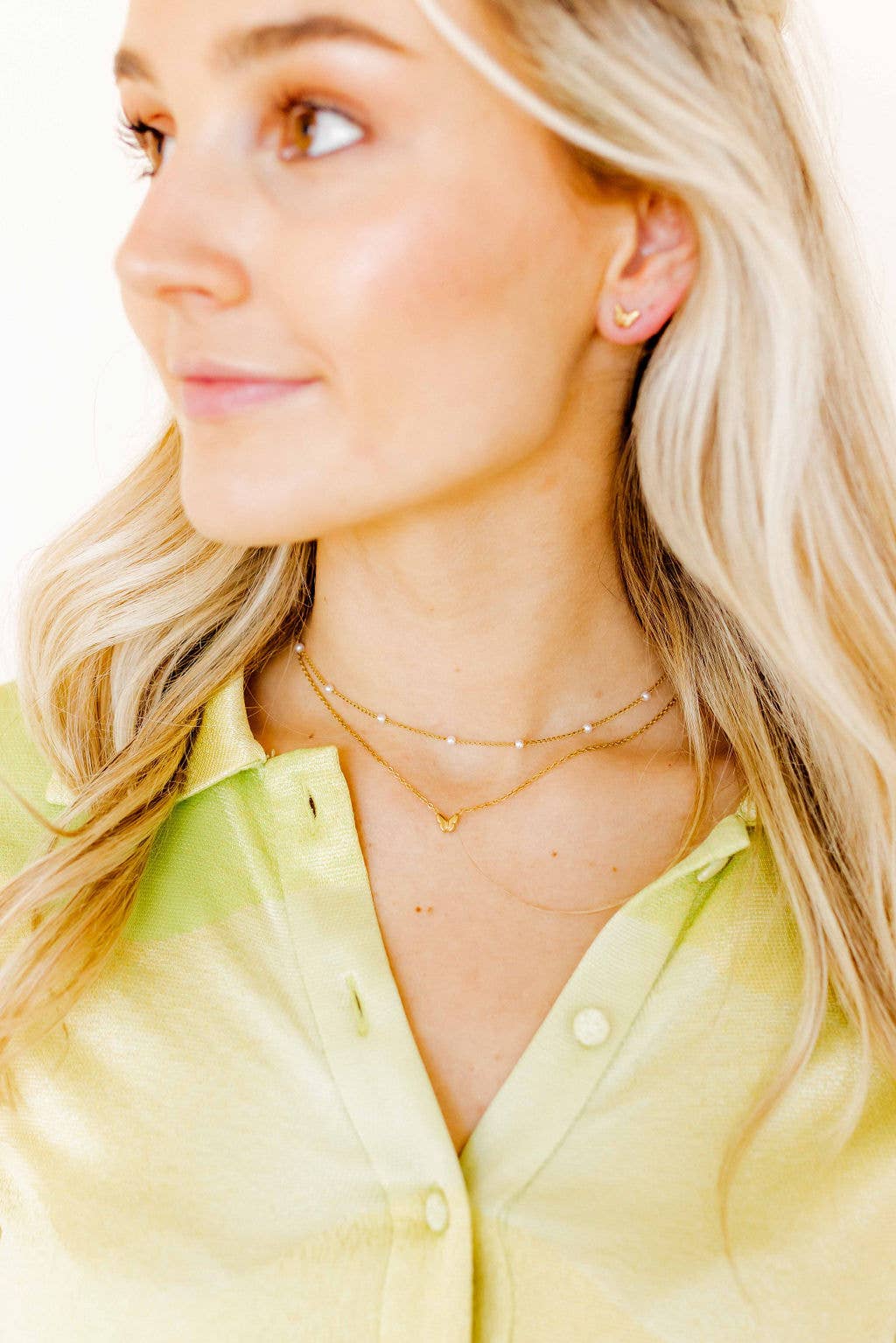 Screwback Stud Earrings - Bella Butterfly