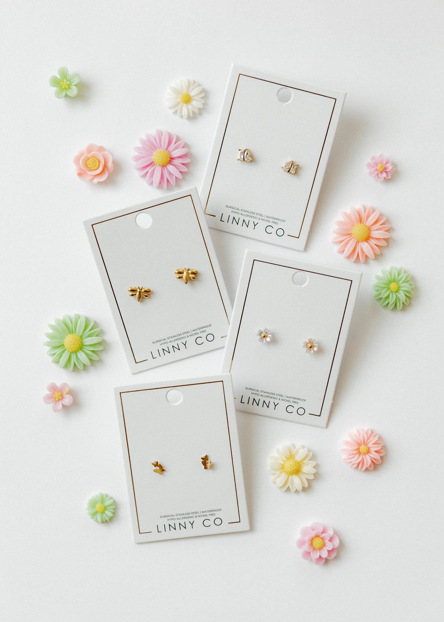 Screwback Stud Earrings - Sloane