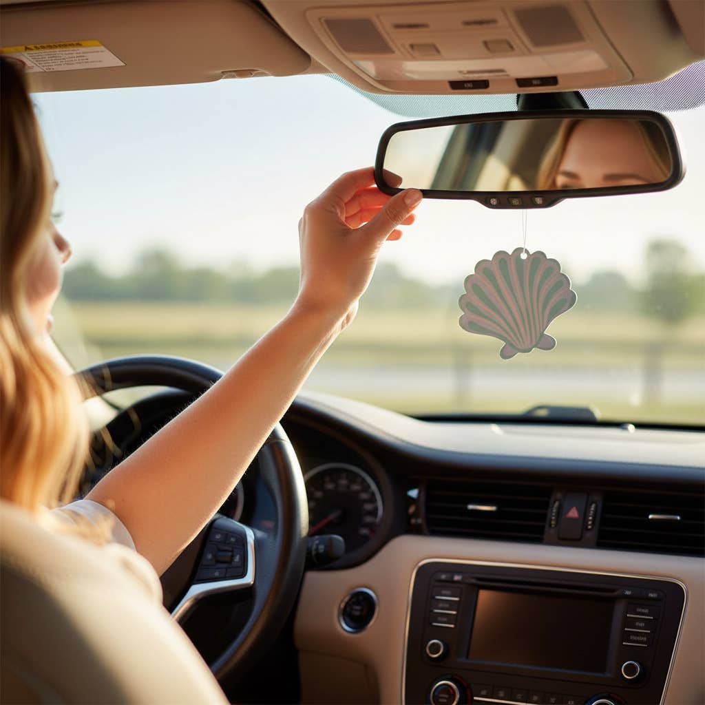 Sweet Ride Car Air Freshener–Seashell