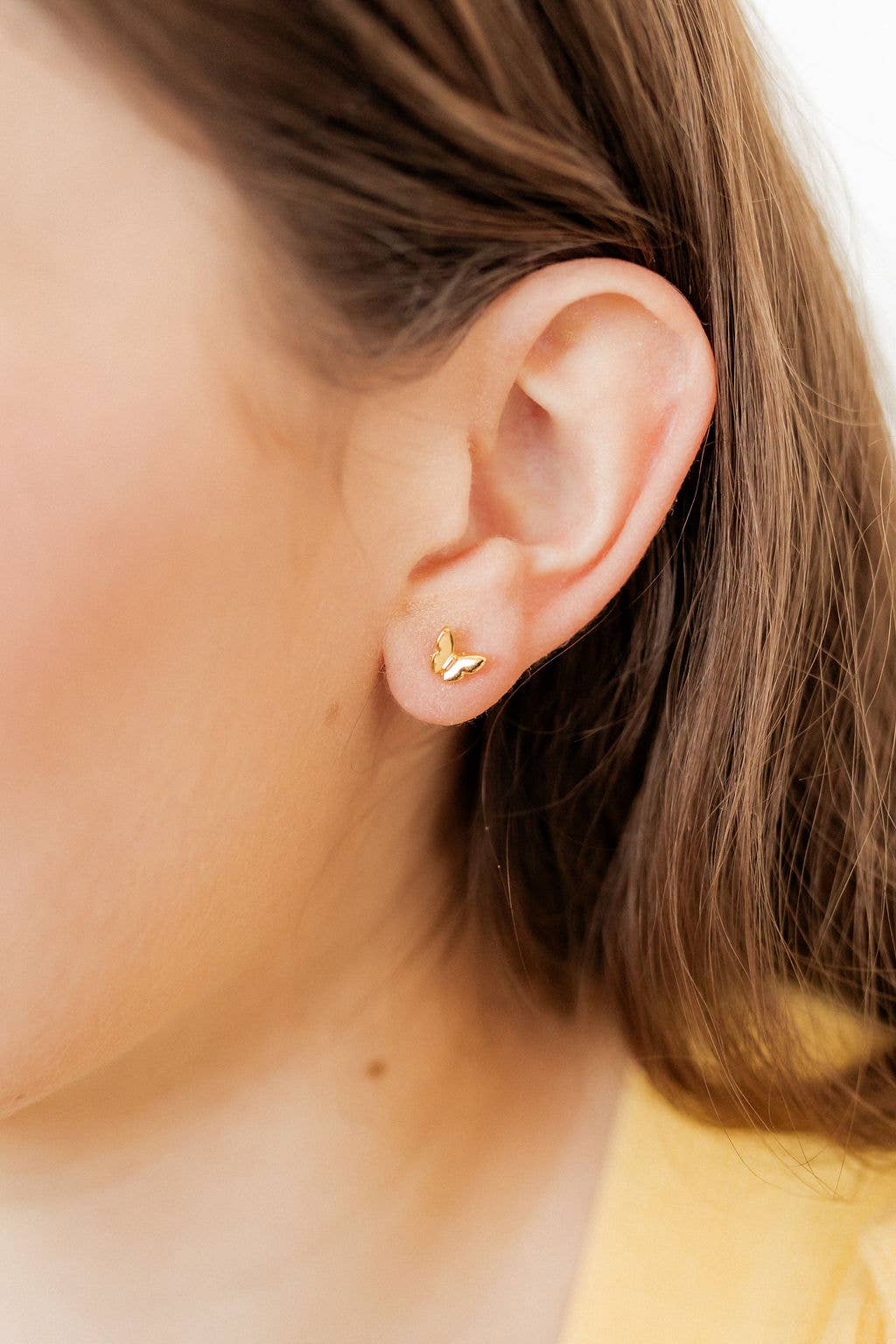 Screwback Stud Earrings - Bella Butterfly