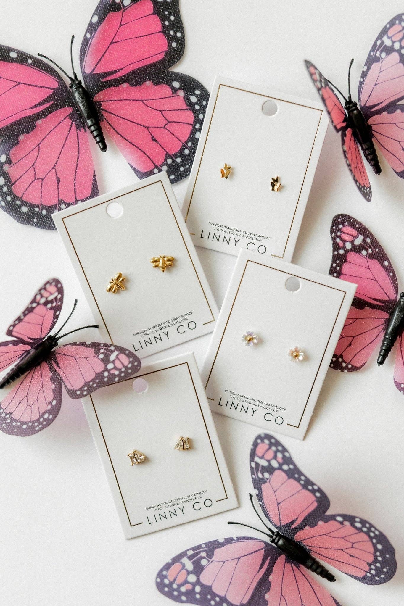 Screwback Stud Earrings - Sloane