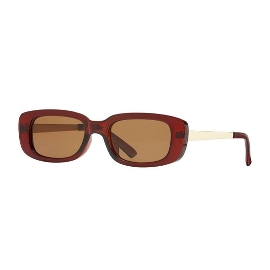 Adley Crystal Brown / Brown Polarized Sunglasses
