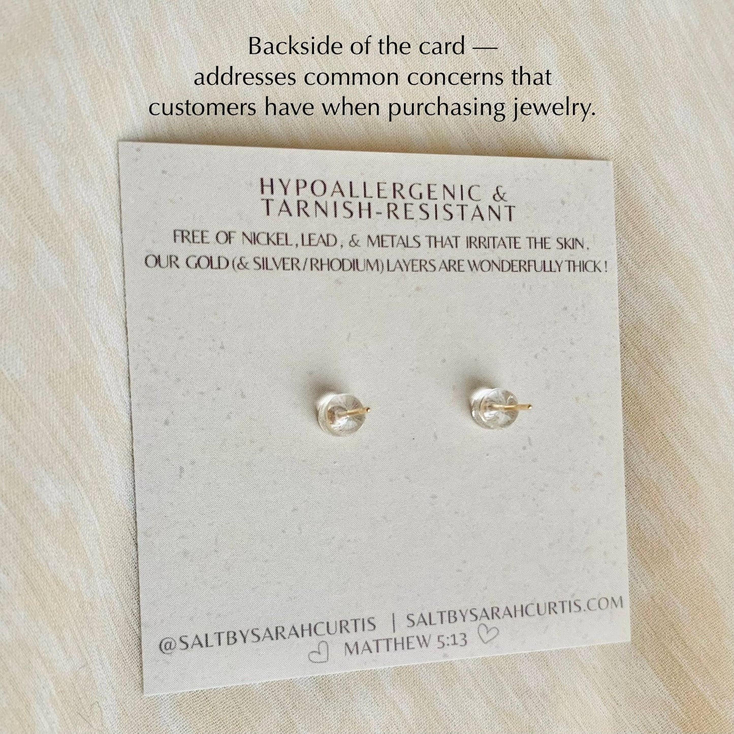 STARFISH STUDS | silver (