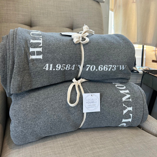 Plymouth Sweatshirt Blanket