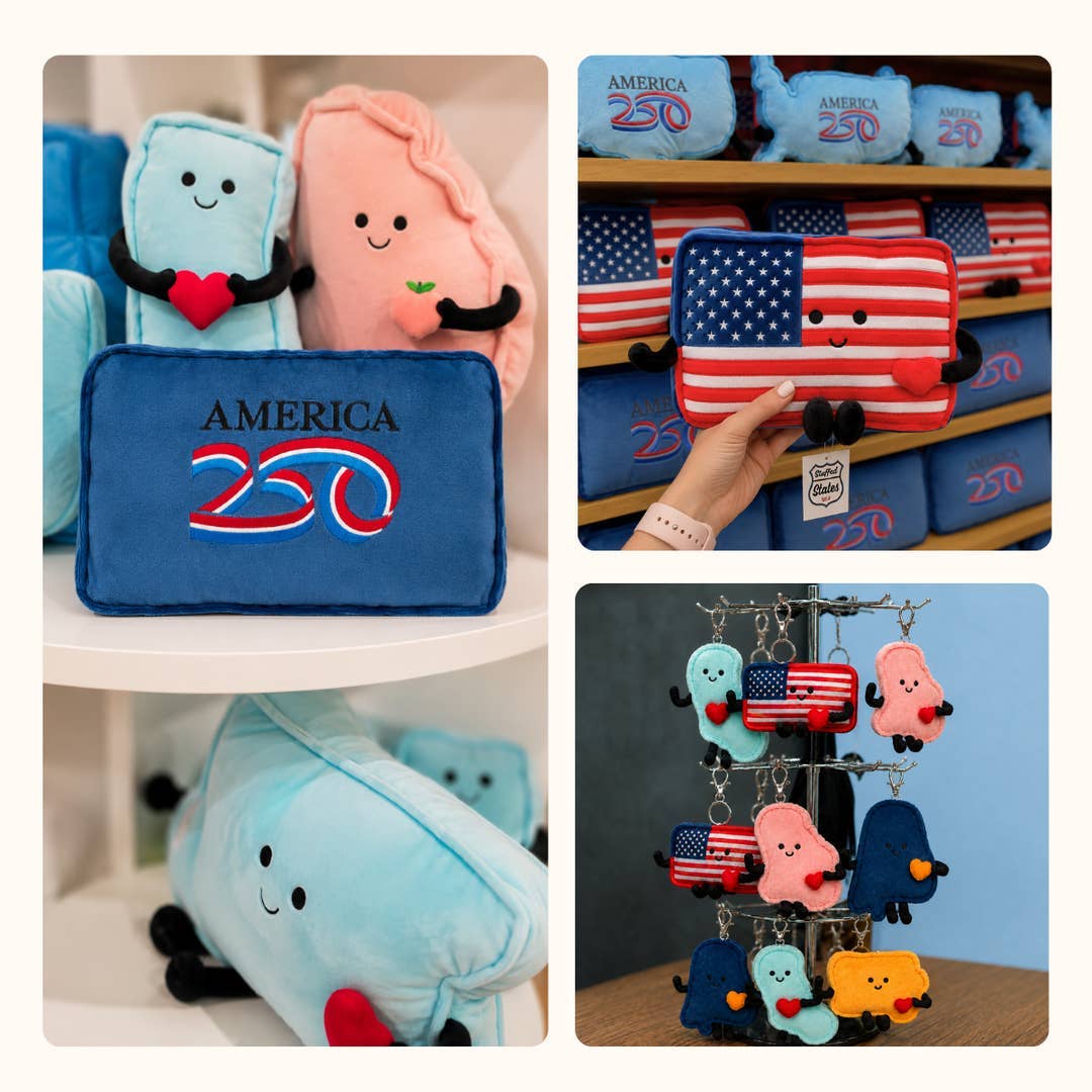 Cape Cod Plush Bag Charm / Plush Keychain