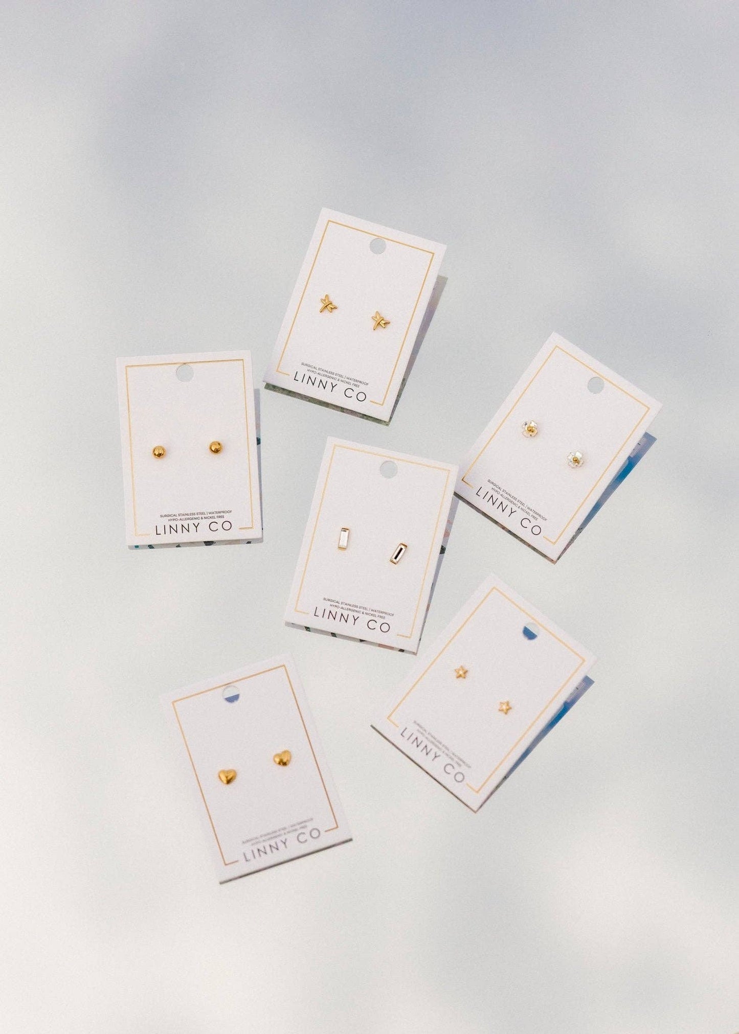 Screwback Stud Earrings - Sloane