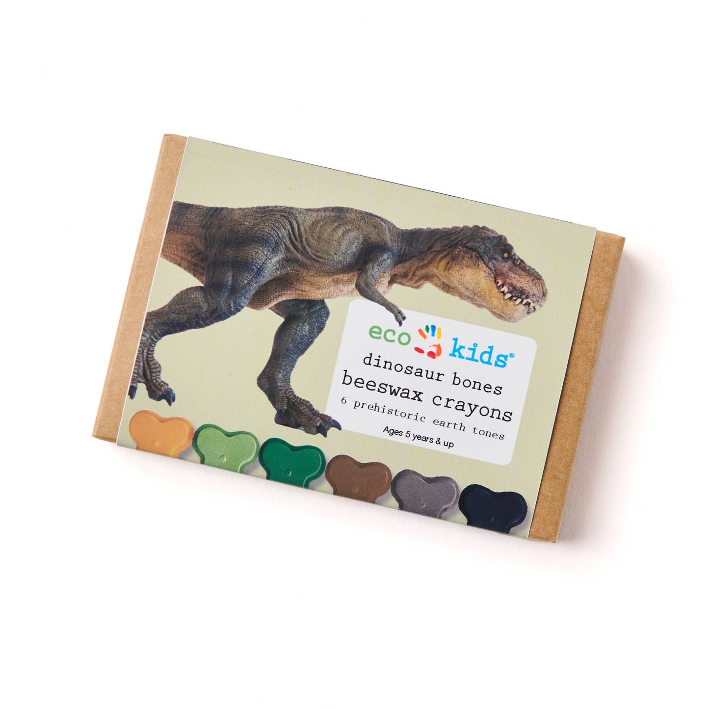 beeswax crayons - dinosaur bones