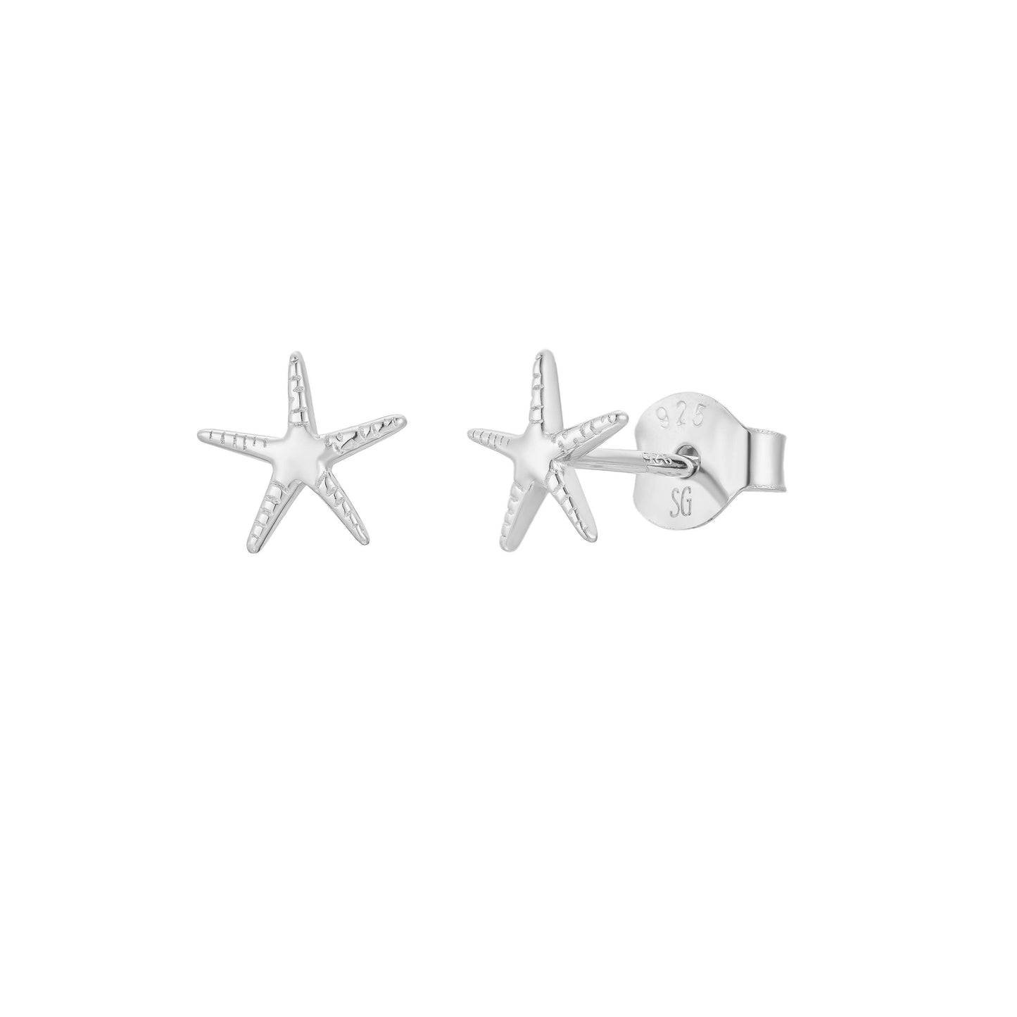 Mar Stud Earrings: Gold