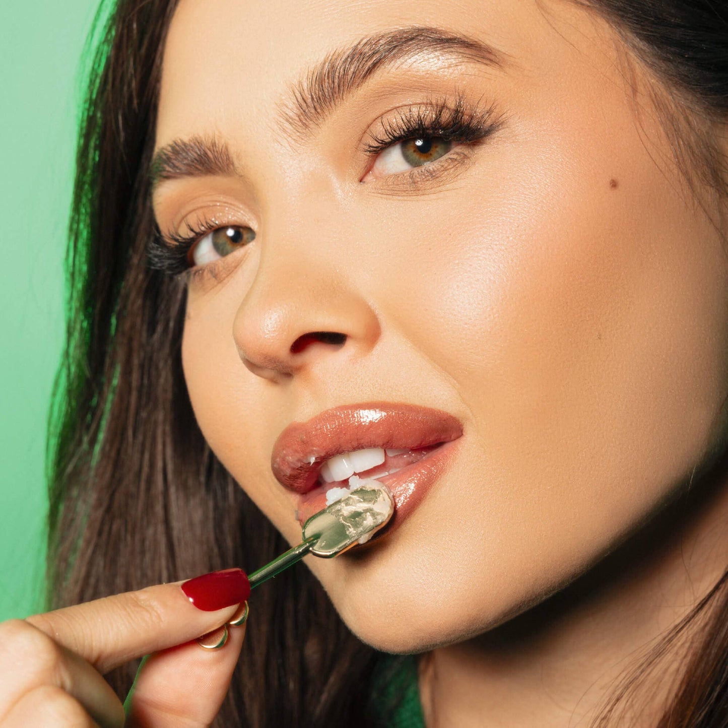 Poppy & Pout Limited Edition, Lip Mask, Holiday, Frosted Sugar Plum