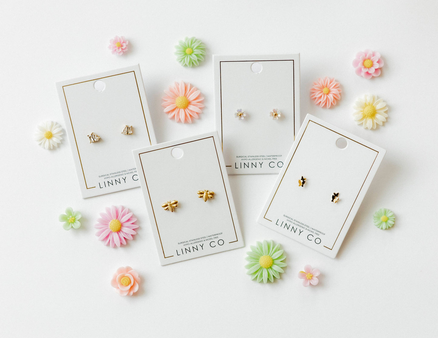 Screwback Stud Earrings - Sloane