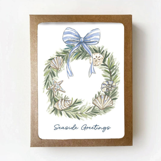 Holiday Wreath Box Set of 6 Cards