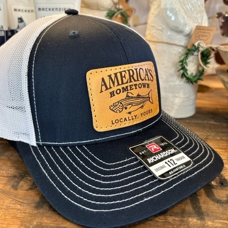 Stars and Stripers Patch Hat - Navy + White