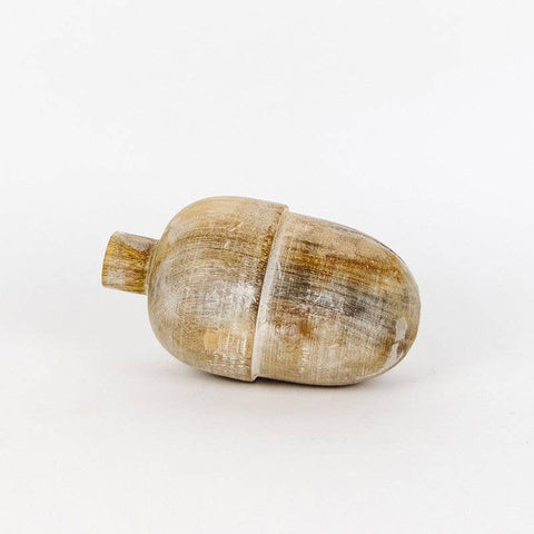 Mango Wood Acorn Decor