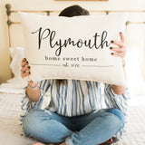 Home Sweet Home Plymouth Pillow