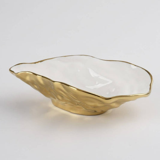 Small Oyster Bowl - Gold