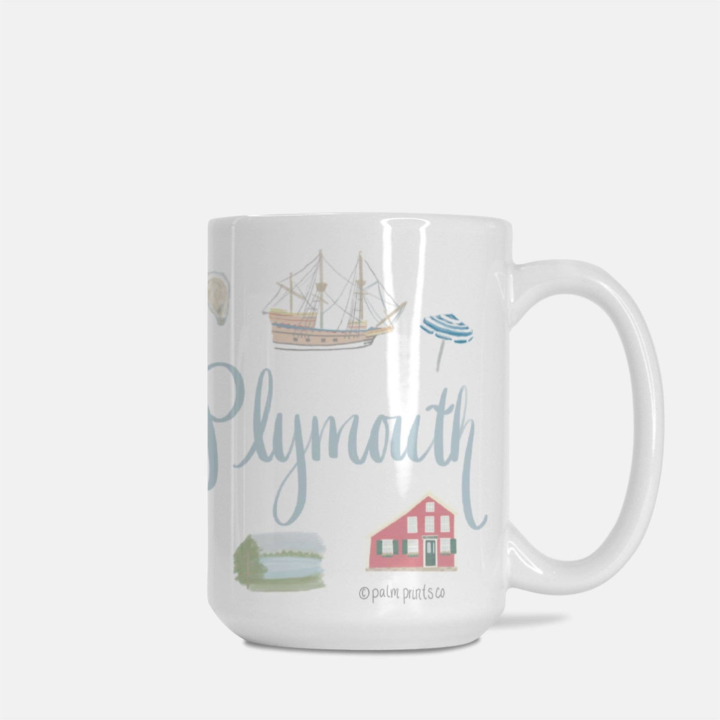 Plymouth Massachusetts Landmark Mug