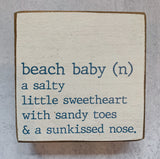 Beach Baby Block
