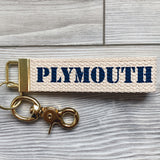 Plymouth Keychain - Navy