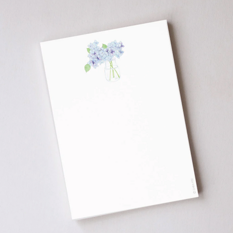 Hydrangea Notepad