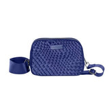 Navy Woven Belt Bag