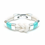Starboard Bracelet - Ivory/Turquoise/Silver