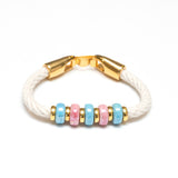 Copley Bracelet - Ivory/Turquoise/Pink/Gold